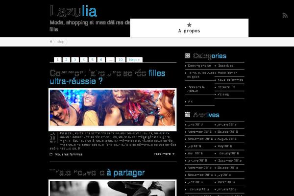 lazulia.com site used Featureon