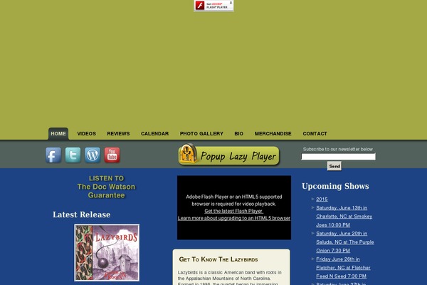 lazybirds.net site used Olivebluesnews