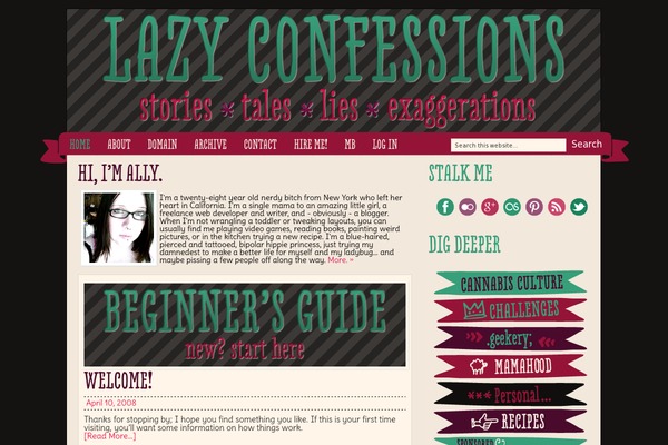 lazyconfessions.com site used Lola
