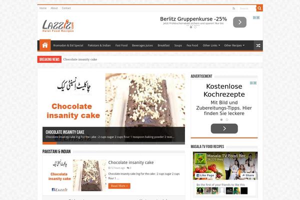 Sahifa theme site design template sample