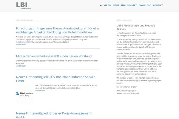 WordPress website example screenshot