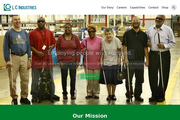 WordPress website example screenshot