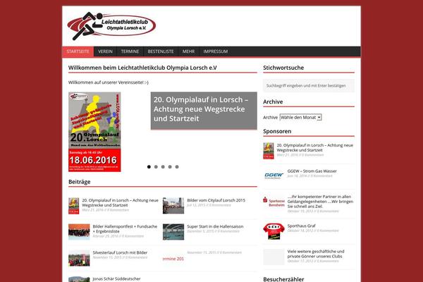 MH Magazine lite theme site design template sample