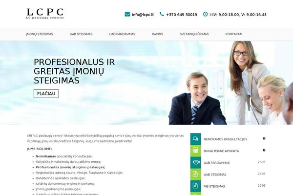 lcpc.lt site used Asmeninis-theme
