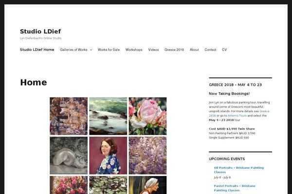 Twenty Sixteen theme site design template sample