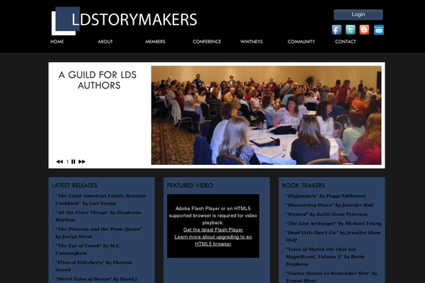 ldstorymakers.com site used Clover-theme.1.2.4
