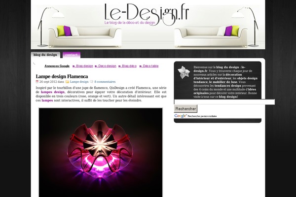le-design.fr site used Studiopress-fr