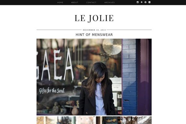 le-jolie.com site used Buzzblog