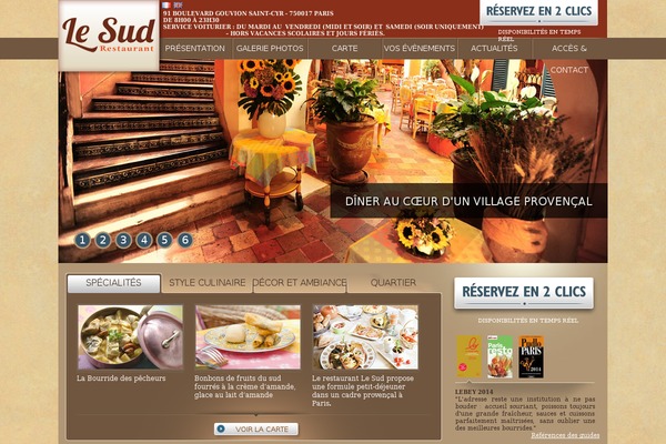 le-sud-restaurant.com site used Cafe-capucine