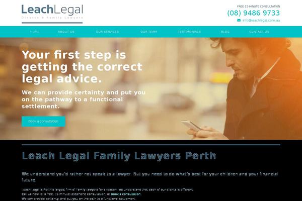 WordPress website example screenshot