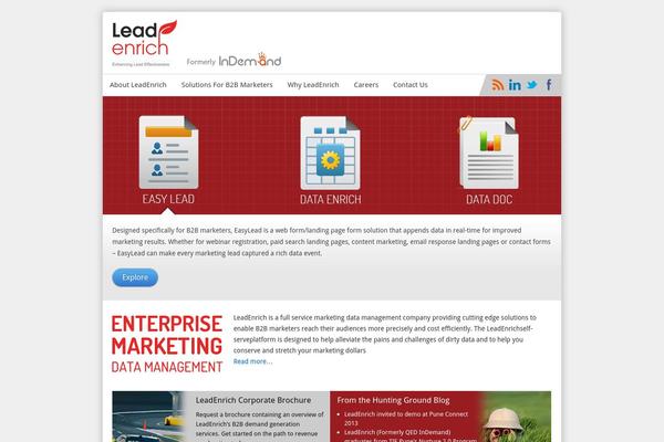 Responsive theme site design template sample
