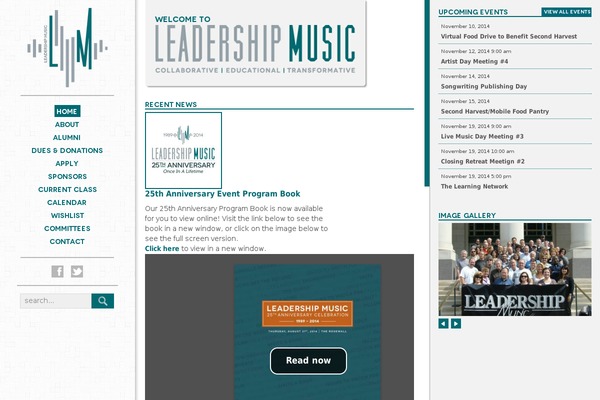 leadershipmusic.org site used Leadershipmusic
