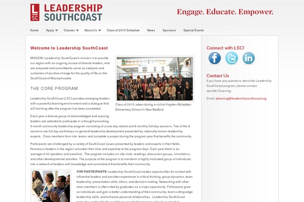 leadershipsouthcoast.org site used Leadership