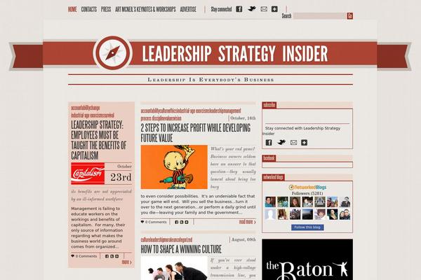 leadershipstrategyinsider.com site used Artmcneil