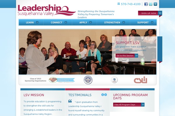 leadershipsv.org site used Leadershipsusquehannavalley