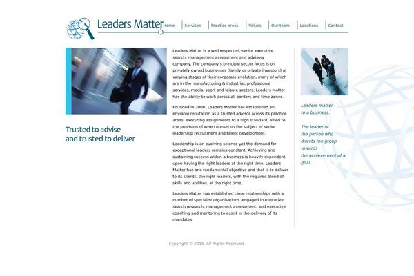 leadersmatter.com site used Leaders