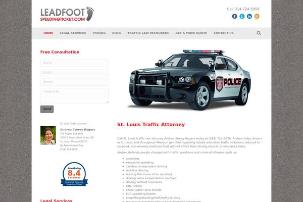 leadfootspeedingticket.com site used Leadfootspeedingticket