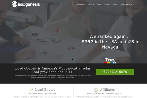 leadgenesis.com site used Leadgenesis-2017
