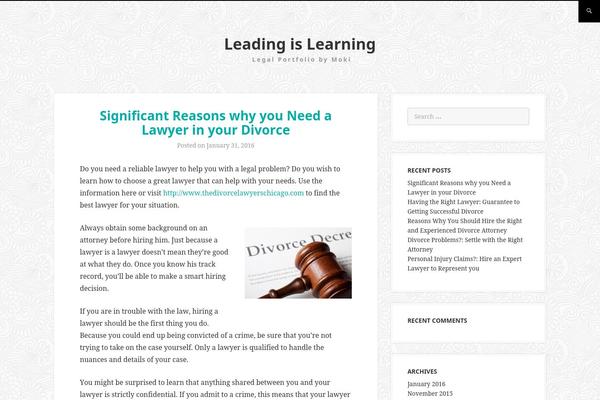 leadingislearning.org site used Hennryj