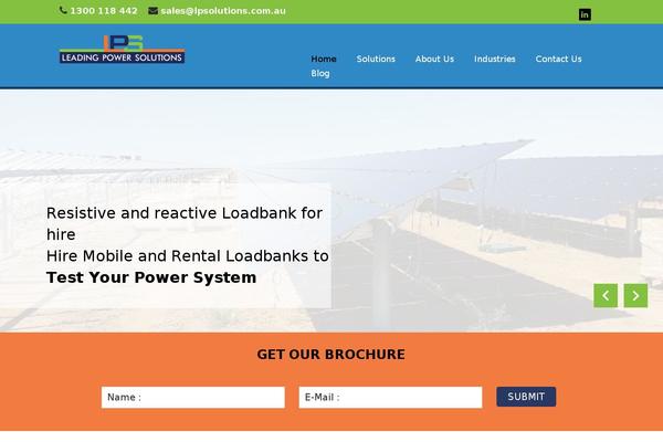 leadingpowersolutions.com.au site used Leading_power_solutions