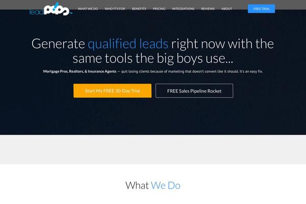 leadpops.com site used Leadpops