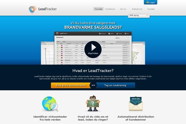 leadtracker.dk site used Leadtracker