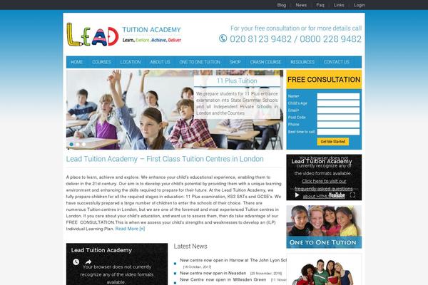 leadtuition.com site used Leads