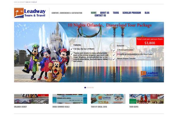 leadwaytours.com site used Inspiry-tourpress