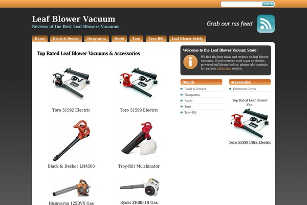 leafblowervacuum.org site used Leaf-blowers