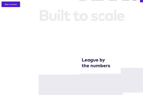 league.com site used Berg-theme