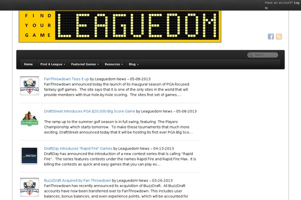 PageLines theme site design template sample