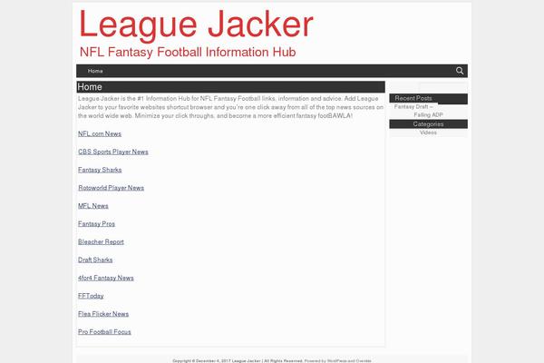 leaguejacker.com site used Override