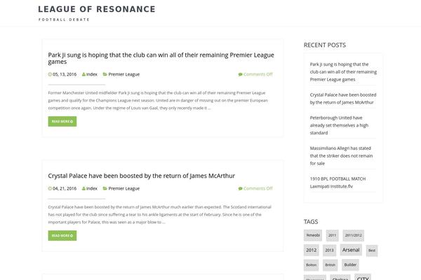 Alum theme site design template sample
