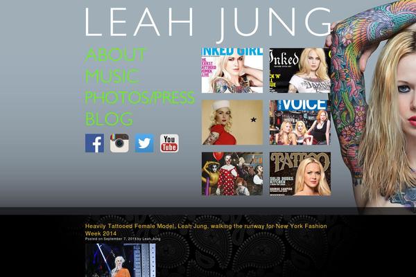 leahjung.com site used Jung