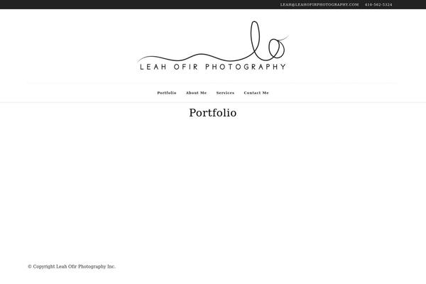 Photography theme site design template sample