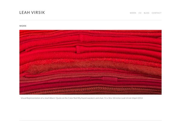 leahvirsik.com site used Colr