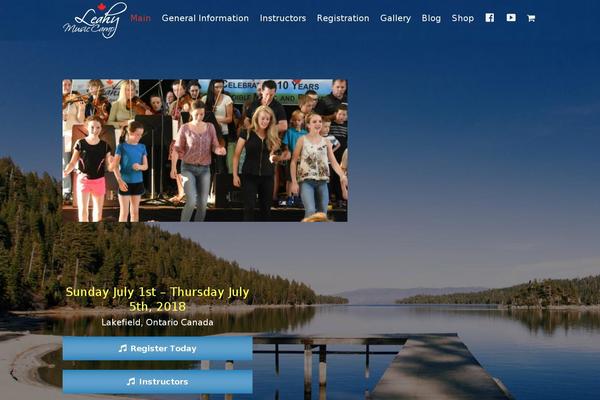 leahymusiccamp.com site used Avada Child Theme