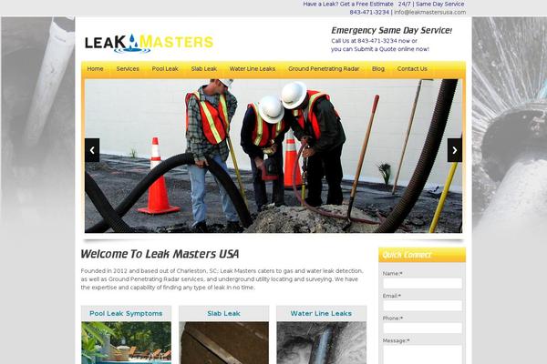 leak-detection-charleston-sc.com site used Leakmastersusa