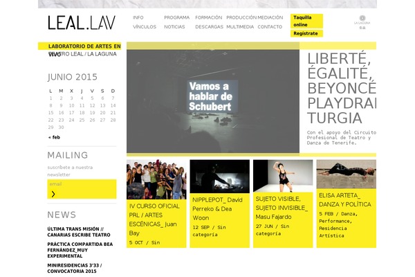 WordPress website example screenshot