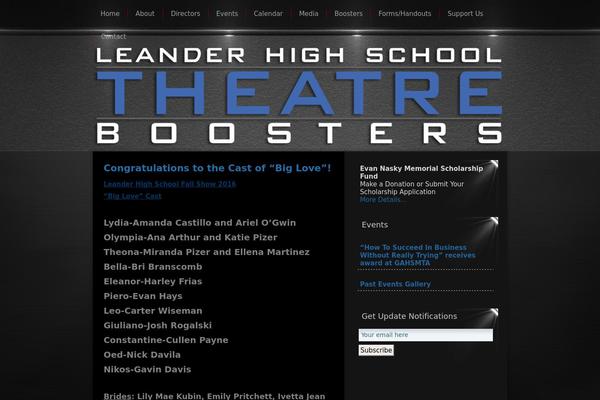 leandertheatre.org site used Lhst2014v3