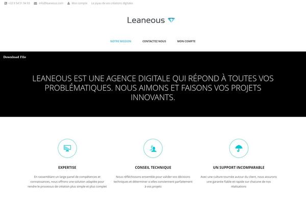 Jupiter theme site design template sample