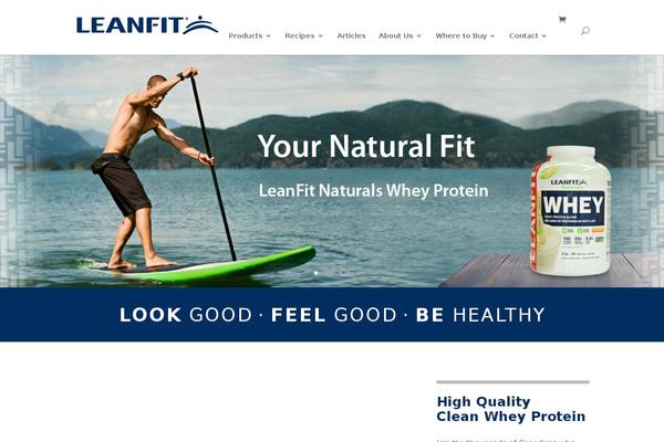 leanfit.com site used Divi