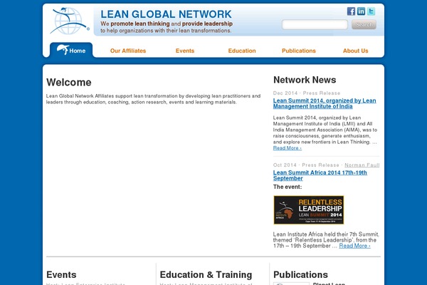 leanglobal.org site used Leanglobal