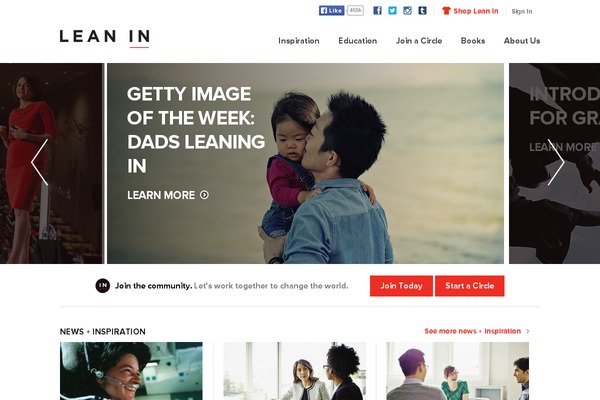 leanin theme websites examples