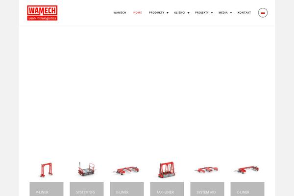 Logistic theme site design template sample