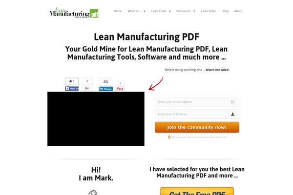 leanmanufacturingpdf.com site used Wp-artemida