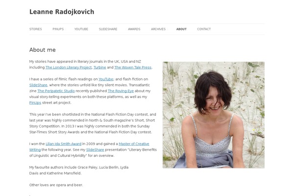 Twenty Twelve theme site design template sample