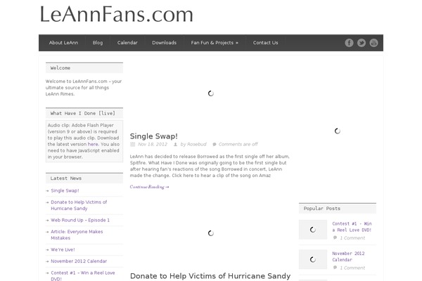 leannfans.com site used Grandcollege_v1-06