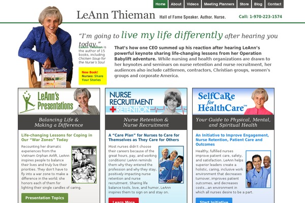 leannthieman.com site used Leanncustom