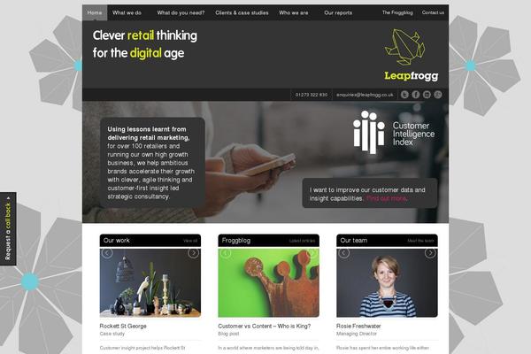 leapfrogg.co.uk site used Leapfrogg